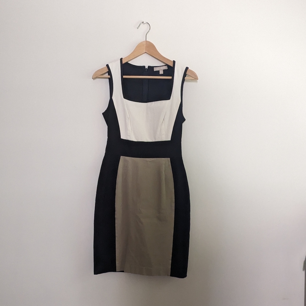 Banana Republic Sloan Color Block Dress - Size 4